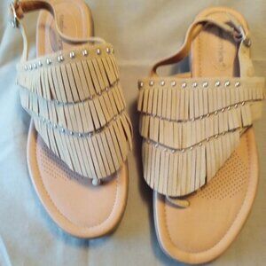Comfortview Fringed sandal
